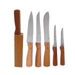 CUCHILLOS CUTLERY COCINA MADERA 13 PZAS