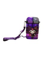 TERMO GRANDE ACRÍLICO DE KUROMI MORADO OSCURO
