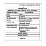 PLANTA ELÉCTRICA/GASOLINA 8.0KW 110/220V 25LT - Imagen 4